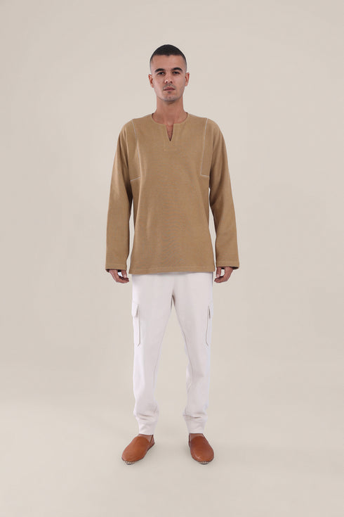 Straight-leg cargo pants